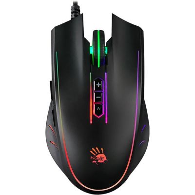 Мышка A4Tech Bloody Q81 Neon XGlide Curve Black (Bloody Q81 Neon XGlide Curve Black) | Зображення 1