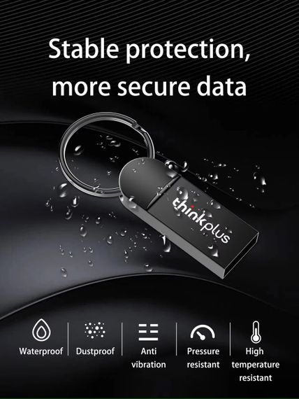 USB Флешка Брелок Lenovo Thinkplus 64Гб | Зображення 2