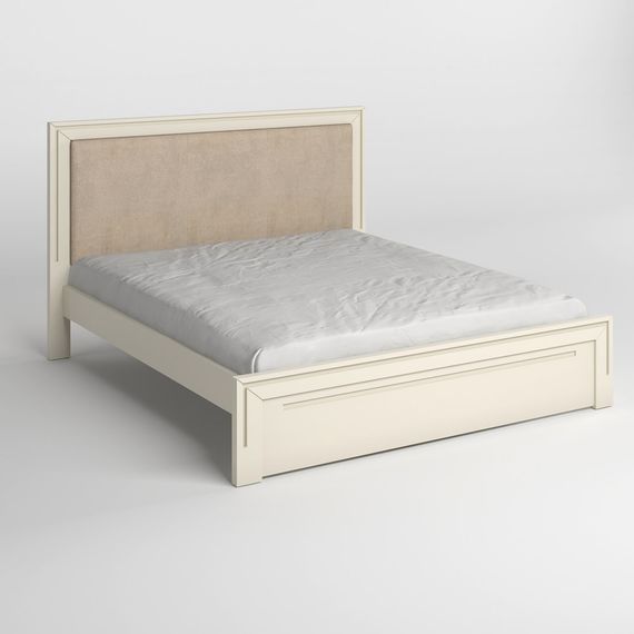 Односпальне дерев'яне ліжко Mebigrand Торонто Т4 Айворі (S0505Y30R)/Аляска 23 (бежевий) 80х200 см (MBG-8242) | Зображення 1