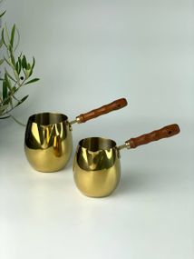 Турка OLens Гуджи 102-1328 300 мл золотистая