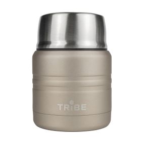 Термос харчовий Tribe Food Jar 0,35 л бежевий, термос трайб для їжі, термос для супу