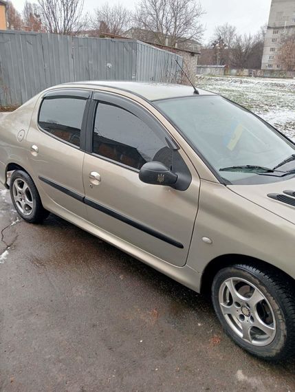 Накладки на ручки (нерж) 2 шт, Carmos - Турецкая сталь для Peugeot 206 | Зображення 1