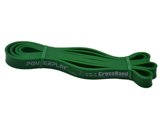 Еспандер-петля (гумка для фітнесу і кроссфіту) PowerPlay 4115 Power Band Зелена (16-32kg) | Зображення 3