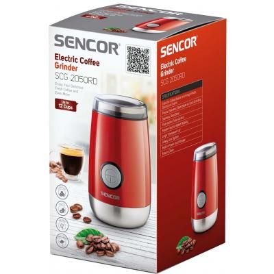Кавомолка Sencor SCG 2050 RD (SCG2050RD) | Зображення 4