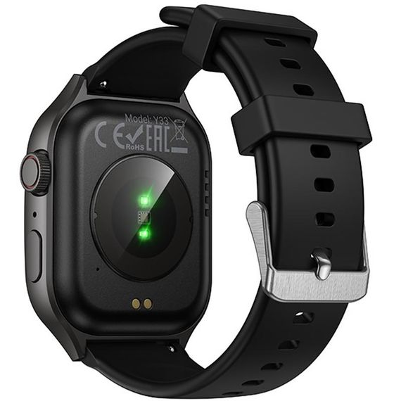 Смарт-годинник Hoco Y33 Smart sports watch (call version) Black | Зображення 2