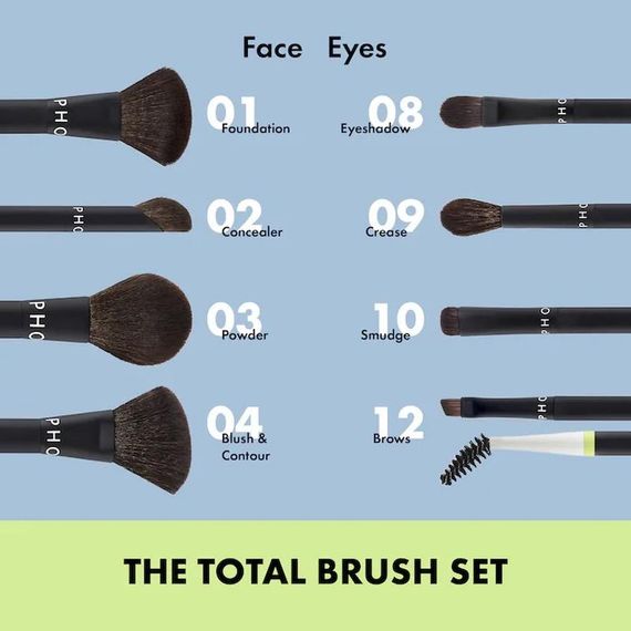 Набір пензлів для макіяжу Sephora collection The Total Brush set | Зображення 4