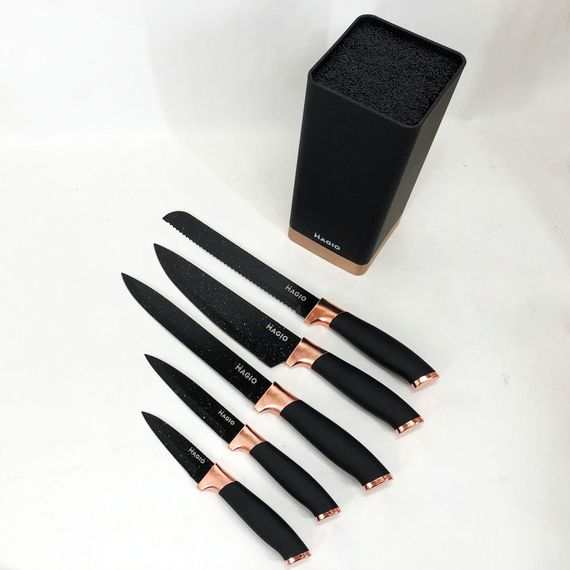 Універсальний кухонний ножовий набір Magio MG-1092 TZ-612 5 шт | Зображення 5