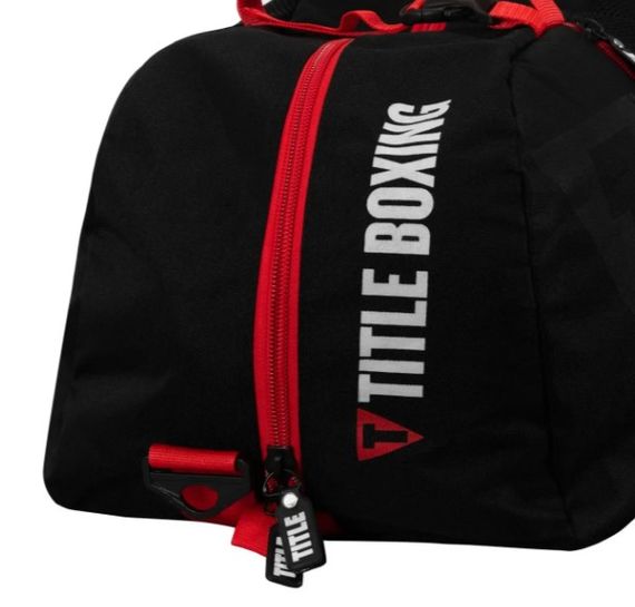 Спортивна сумка TITLE Boxing Champion Sport Bag/Backpack Black/Red (TBAG46 BK/RD) | Зображення 4