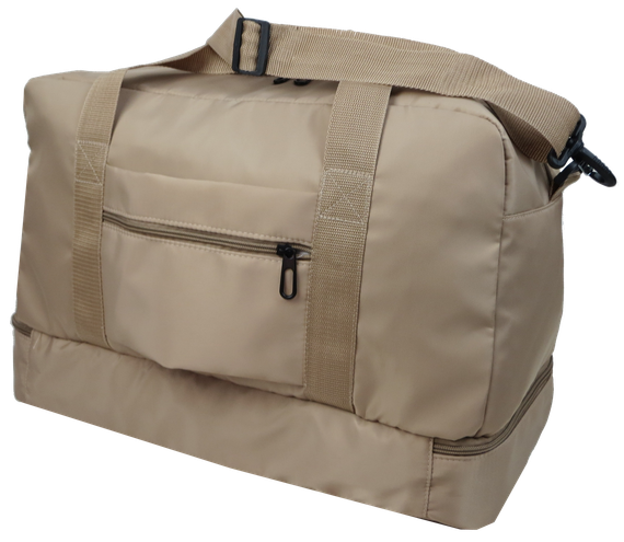Дорожная сумка с отделом для обуви 40L Wallaby бежевый | Зображення 4