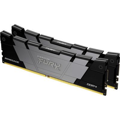 Модуль памяти для компьютера DDR4 64GB (2x32GB) 3600 MHz Renegade Black Kingston Fury (ex.HyperX) (KF436C18RB2K2/64) | Зображення 1