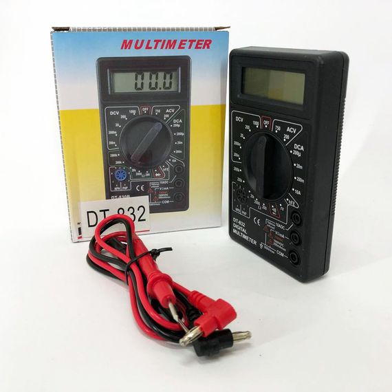 Хороший мультиметр для дому Digital DT-832, Тестер для електрика, Якісний мультиметр AC-17 | Зображення 9