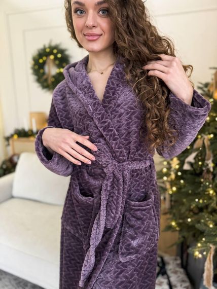 Женский махровый халат (2591/5) M | Зображення 4