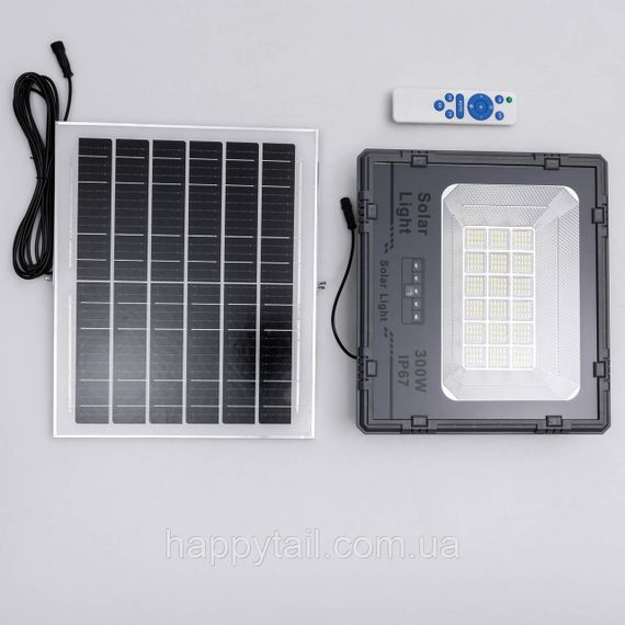 Уличный LED фонарь на солнечной батарее 300 Вт 270 LED прожектор с датчиком движения и пультом IP67 | Зображення 3
