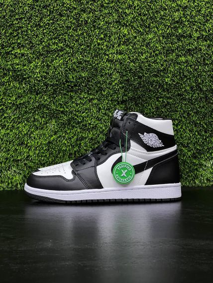 Кросівки чоловічі демісезонні N-ike Air Jordan 1 High Black White X розмір 41 - 26 см 42 - 26,5 см | Зображення 9
