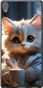 Чохол на Sony Xperia XA Ultra Dual F3212 Білий кіт "5646u-391-2448"