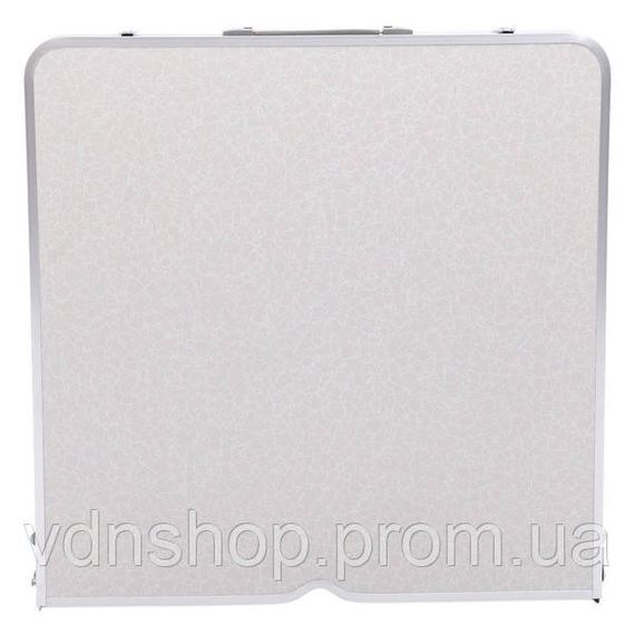 Набір складних меблів для кемпінгу стіл + 4 стільці набір меблів для пікніка туристичний Білий JY-12060W | Зображення 1