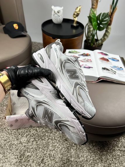 Мужские кроссовки New 530 Premium White Grey весна / літо / осінь A3660 | Зображення 2