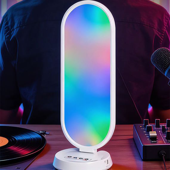 Світлодіодна LED лампа Desktop Fill light MJ-52 CCT+RGB з пультом 3000-6500K (для блогерів та візажистів) (66,0*19,0cm) | Зображення 2