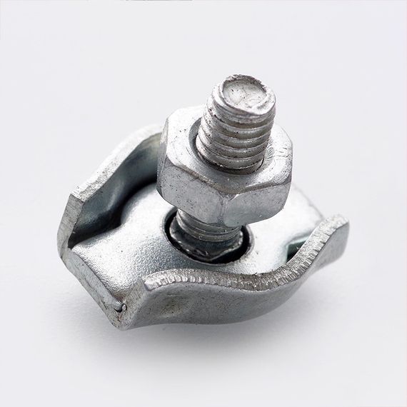 Затискач одинарний Simplex 10 мм оц. (пачка, кратність10 шт.) APRO CS-101 | Зображення 2