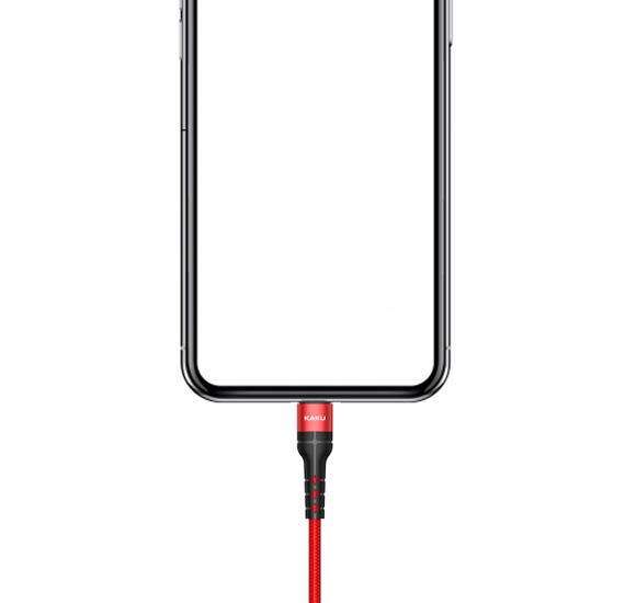 USB кабель Kaku KSC-321 USB - Lightning 1.2 m - Red | Зображення 1