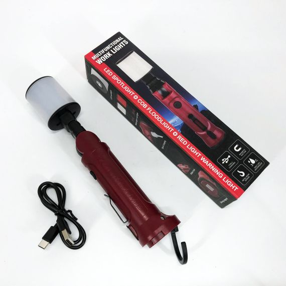 Фонарик мощный для кемпинга аккумуляторный, Лампа для кемпинга отдыха Фонарик светодиодный туриста IX-90 | Зображення 5