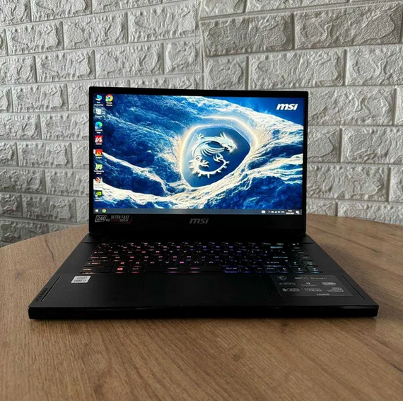Ноутбук MSI Stealth 10UE 15,6" FHD IPS 240Hz i7 10750H 16Gb SSD 1Tb RTX 3060 Б/В