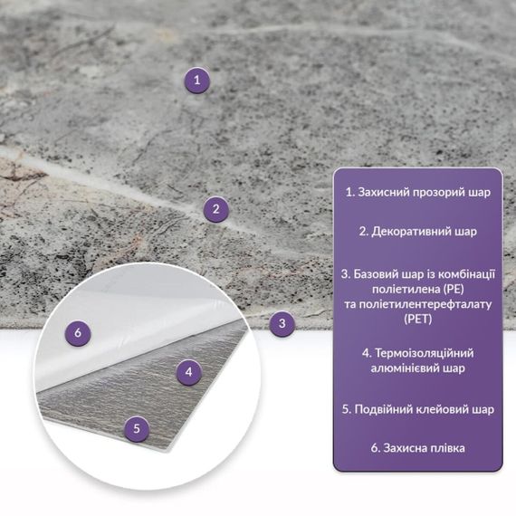 Самоклеюча стінова PET плитка 600*300*2mm (D) SW-00002338 | Зображення 1