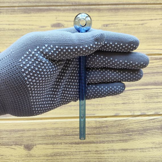 Стеклянная трубка Pocketbowl Long Oil Blue | Зображення 2