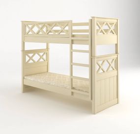 Двухъярусная детская кровать iSmart Мальта Айвори 90х190 см (DDMBG-2294)