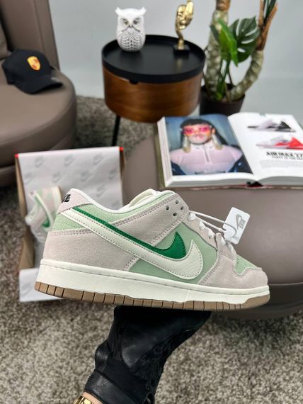 Кросівки SB Dunk Low SE “85 Double Swoosh Light Grey Mint , В'єтнам 38 24 см | Зображення 6