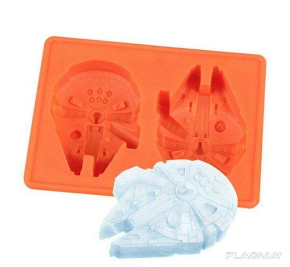 Силиконовая 3D форма для льда Star Wars Сокол тысячелетия | Зображення 3
