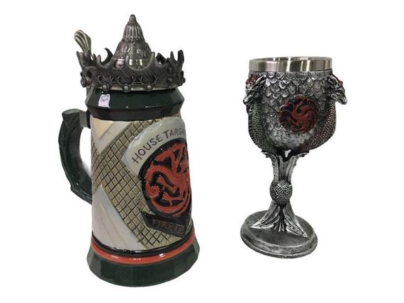 Подарунковий набір Кухоль Game Of Thrones House Targaryen Fire And Blood Гра Престолів і Fire And Blood Кубок | Зображення 1