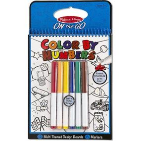 Набор для творчества Melissa&amp;Doug Цветная раскраска по номерам голубая (MD5378)