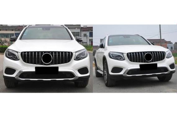 Передняя решетка GT (2014-2016) для Mercedes GLA X156 | Зображення 1