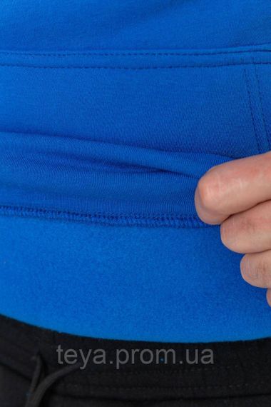 Худі чоловіче на флісі з капюшоном, колір електрик, розміри M, L, XL, XXL, L FA_008409 | Зображення 6