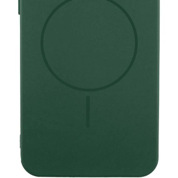 Чохол Silicone Cover Lakshmi Full Camera (AA) with MagFit для Samsung Galaxy S25 Ultra Зелений / Dark green | Зображення 2