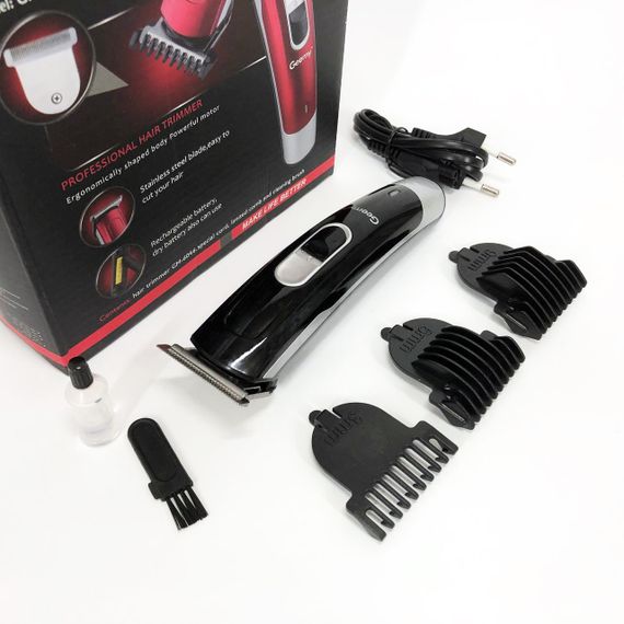 Машинка для стрижки волосся Gemei GM-6046, Практична машинка для стрижки волосся. Колір: чорний | Зображення 3