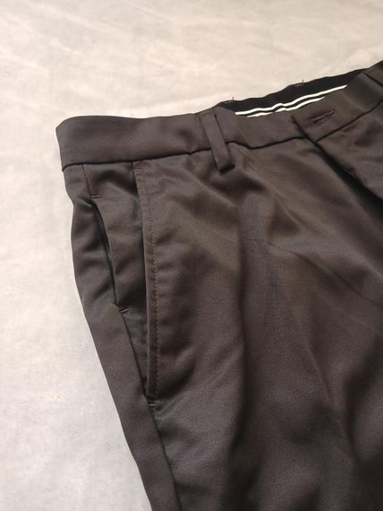 Чоловічі чорні звужені штани | Зображення 2