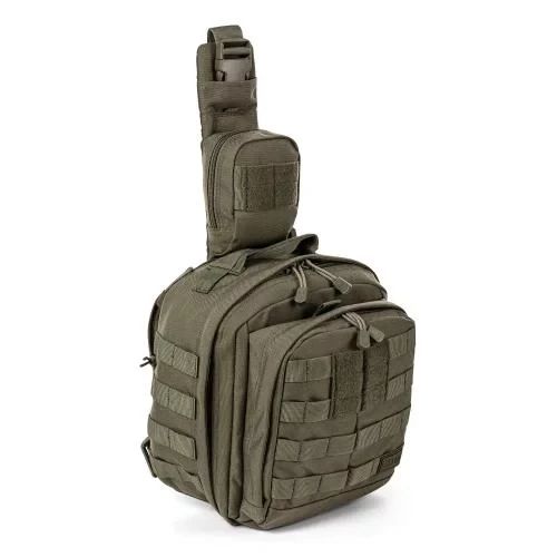 Тактична сумка-кобура 5.11 Tactical RUSH MOAB 6 Sling Pack 11L Колір Олива компактна однолямкова сумка із системою MOLLE для EDC | Зображення 7