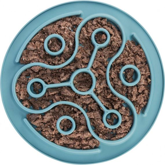 Миска-килимок Trixie для собак для повільного годування блакитна силікон d-28 см | Зображення 6