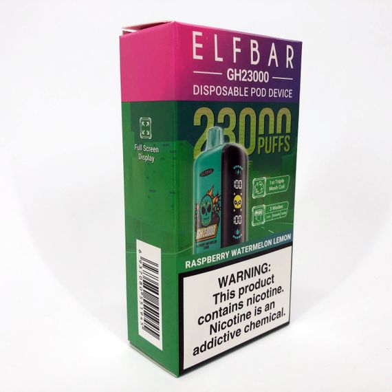ELF BAR GH 23000 смак Малина Кавун Лимон (Raspberry Watermelon Lemon) | Зображення 9