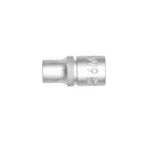 Головка торцева шестигранна, 1/4IN, коротка, SW6, RED STRIPE | Зображення 1