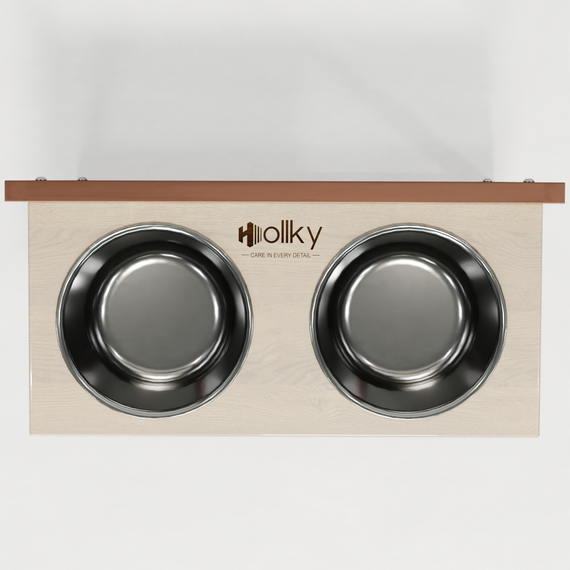 Миски на регулируемой подставке для больших собак Hollky Flex L (2 × 1.8 л) FL-502850-GLWH | Зображення 4