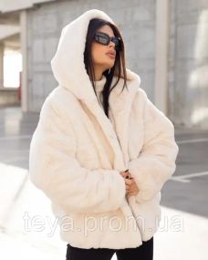Куртка колір молочний розмір XL FI_006321