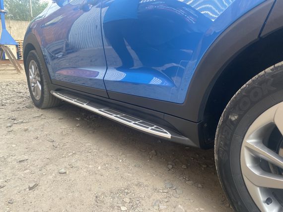 Боковые пороги Оригинальный дизайн V1 (2шт) для Hyundai Tucson TL 2016-2021 гг | Зображення 6