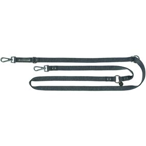 Повідок Trixie CityStyle V-Lead для собак бавовна M–L 2 м 20 мм чорний