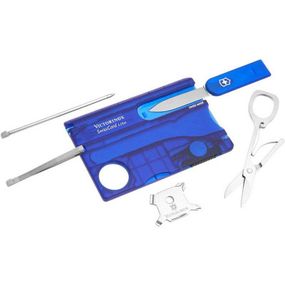 Нож Victorinox SwissCard Lite Transparent Blue (0.7322.T2) - Топ Продаж!
