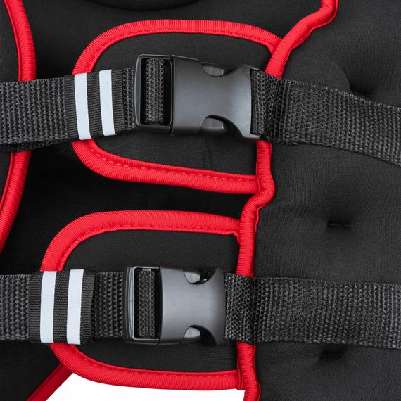 Жилет-обтяжувач для тренувань 4FIZJO 5 кг Black/Red (P-5905973402156) | Зображення 1