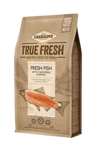 Сухий корм для дорослих собак усіх порід Carnilove True Fresh FISH for Adult dogs 4 кг (риба)