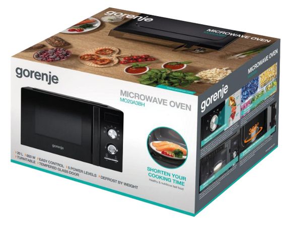 Мікрохвильова піч Gorenje MO 20 A3BH | Зображення 9